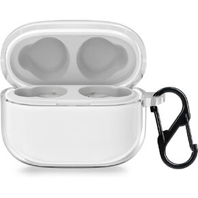 kwmobile Earphones Case Compatible with Sony LinkBuds S - Crystal TPU Two-Part Earbuds Case - Transparent