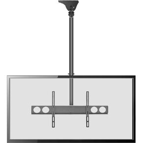 Pyle Adjustable Height TV Ceiling Mount-Tilting Vertical VESA Universal Monitor Mounting Bracket w/ Telescoping Arm, holds 37 to 70 Inch HDTV, LED, Flat Screen Television Up to 50KG or 110lbs PCTVM18