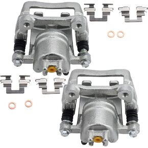 BRTEC 19B2674 19B2675 زوج فرامل الفرامل الخلفية 2003-2008 لهوندا بايلوت، 2001-2006 لـ Acura MDX خلفي يسار ويمين مكبح قرصي الفرجار