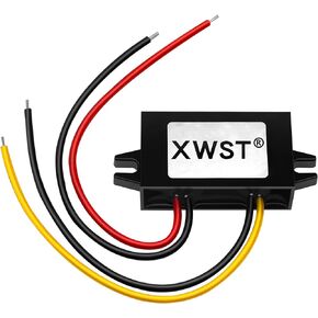 DC 12V 24V Step Down to 5V 30A 150W Converter Voltage Reducer, 5Volt Regulator Waterproof DC/DC Buck Transformer Power Supply