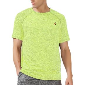 Mens Short Sleeve Quick Dry UPF 50+ Sun Protection Shirts Swim Athletic Qry Fit T Shirts for Men