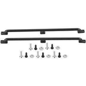 Dilwe RC Car Shell Handrail, Body Shell Left/Right Metal Handrail for 1/10 Scale RC Crawler Car(6.10inch)