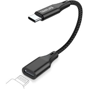 for Lightning to USB C Adapter (2pack), Only Supports 60W PD Fast Charging and Data Transfer for 15/15 Pro/15 Plus/15 Pro Max and Other USB C Devices-Silver(Earphones not Supported)