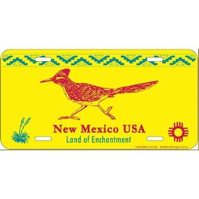 New Mexico Road Runner License Plate