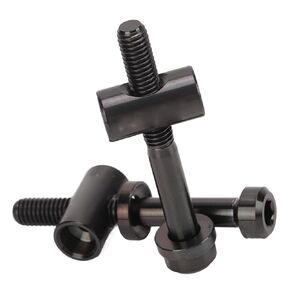 VGEBY Bike Seat Post Fixing Screw, 2PCS Seatpost Binder Bolt M5 X 40mm Bike Seatpost Screw Seat Post Fixing Screw Bike DIY Replacement Parts(Black) Seatpost Bolt
