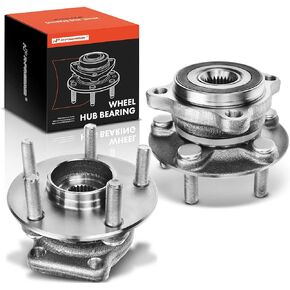 A-Premium 2 x Front Wheel Bearing and Hub Assembly with 5-Lug Compatible with Subaru Forester 2009-2014, Impreza 2008-2014, XV Crosstrek 2013-2014, WRX 2013-2014