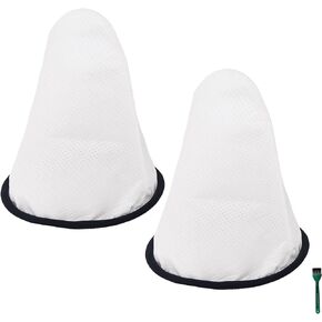 EZ SPARES 2 PCS 2KE2105000 HEPA Cloth Dust Bag Liner Compatible with Hoover Royal Backpack Cloth Shoulder Vacuum Cleaner C2401 RY4000,Shoulder Vac Pro Commercial Part, Cloth Hepa Vacuum Cleaner Bag