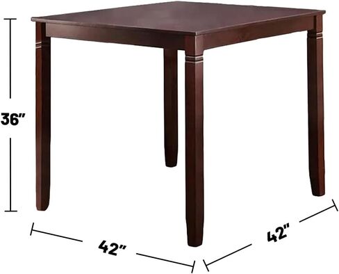 طقم طاولة كرسي، بني غامق in Kuwait