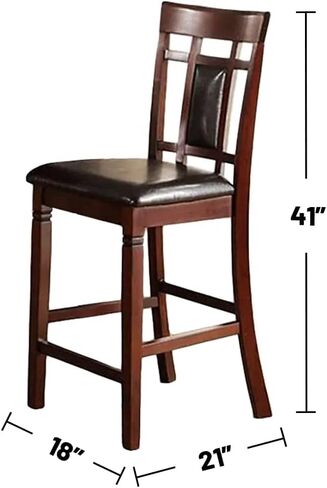 طقم طاولة كرسي، بني غامق in Kuwait