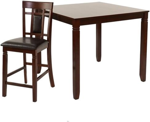 طقم طاولة كرسي، بني غامق in Kuwait