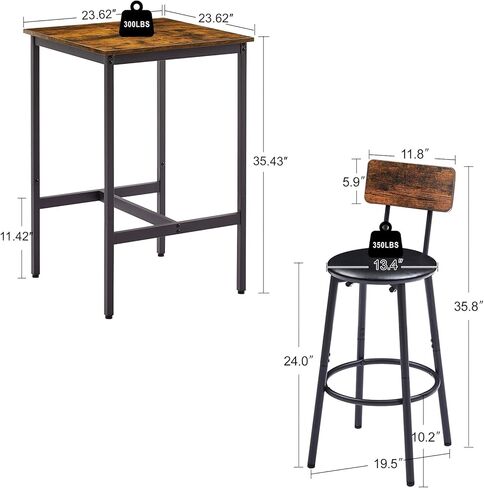 مجموعات طاولة الكرسي، بني ريفي in Kuwait