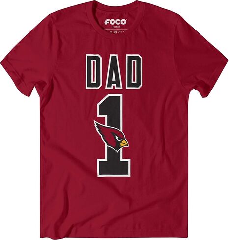 تي شيرت FOCO للرجال بشعار فريق NFL 1 Dad in Saudi Arabia
