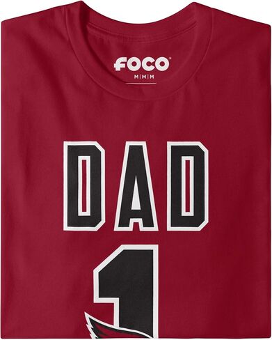 تي شيرت FOCO للرجال بشعار فريق NFL 1 Dad in Saudi Arabia