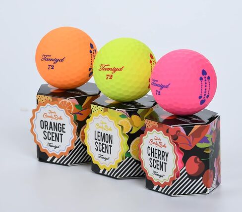Scented Performance Golf Ball | Fruit Scent | Matt Colors | Long Distance | Individually Packed / 6 Pack in Saudi Arabia