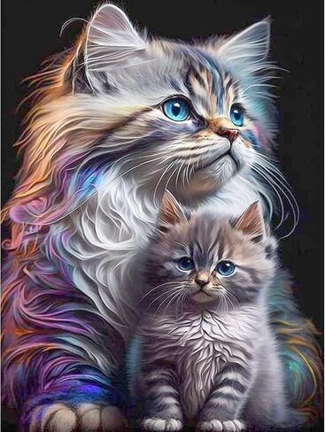 AIRDEA 5D Diamond Art Painting Kits for Adults Beginners Round Full Kits DIY Diamond Art Kits,Diamond Art Painting by Number Kits Gem Painting Art Home Decor 12x16 inch Gift (Traditional, Purple) in Saudi Arabia