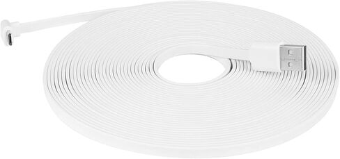 Huafly 30FT / 9m Flat Power Extension Cable for Wyze Cam Pan V3 (9 m) in Saudi Arabia