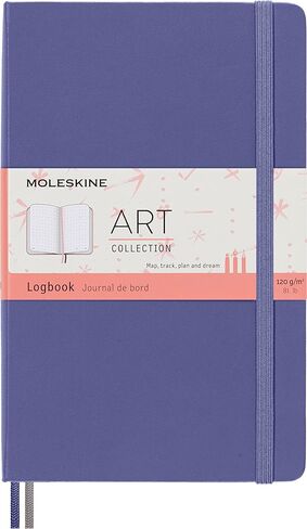 مولسكين ،Art Logbook ،غلاف صلب ،كبير (5 × 8.25 بوصة) ،منقط ،بنفسجي لافندر ،160 صفحة in Kuwait