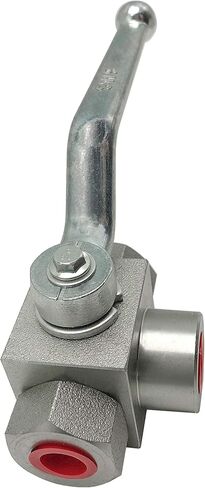 3/8 بوصة NPT ارتفاع ضغط 3 طريقة صمام الكرة الهيدروليكية، 2 موقف 3 طرق صمام هيدروليكي in Kuwait