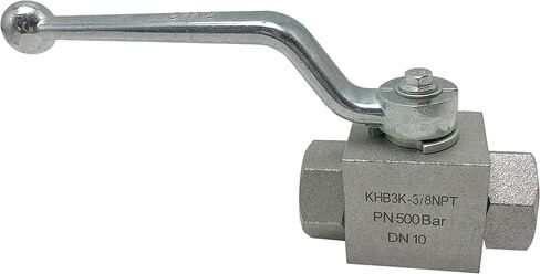 3/8 بوصة NPT ارتفاع ضغط 3 طريقة صمام الكرة الهيدروليكية، 2 موقف 3 طرق صمام هيدروليكي in Kuwait