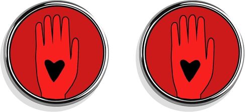 دبابيس وقف إطلاق النار دبابيس زر وقف إطلاق النار المستديرة الصلاة من أجل السلام علامة دبابيس شارة اليد الحمراء وقف الحرب المينا دبوس الصلاة من أجل هدايا السلام in Kuwait