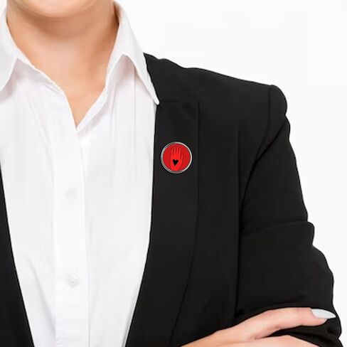 دبابيس وقف إطلاق النار دبابيس زر وقف إطلاق النار المستديرة الصلاة من أجل السلام علامة دبابيس شارة اليد الحمراء وقف الحرب المينا دبوس الصلاة من أجل هدايا السلام in Kuwait