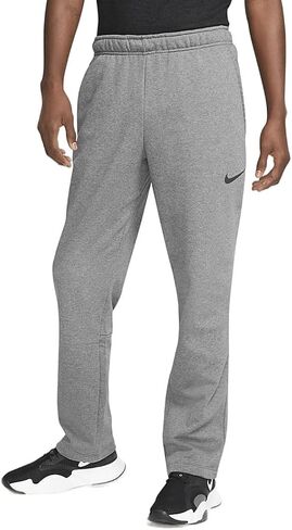Nike Men's Dri-FIT Training Pants (as1, Alpha, m, Regular, Regular, Charcoal Heather/Black) in Saudi Arabia
