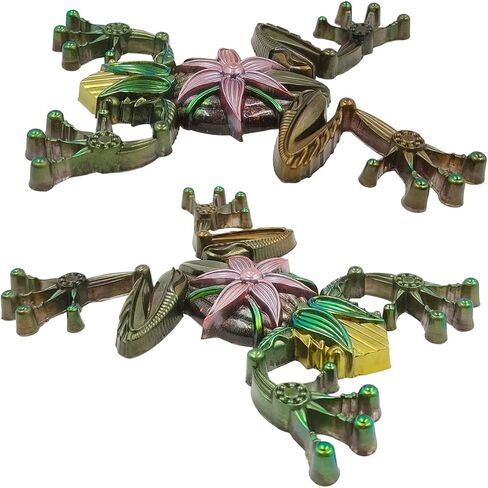 قطعتان من قوالب راتنج الضفدع ثلاثية الأبعاد، قالب راتنج السيليكون على شكل حيوان AIFUDA، قوالب سيليكون على شكل ضفدع نابض بالحياة للحرف اليدوية اليدوية في عيد الميلاد والهالوين وعيد الفصح وديكور خزائن سطح المكتب المنزلية in Kuwait