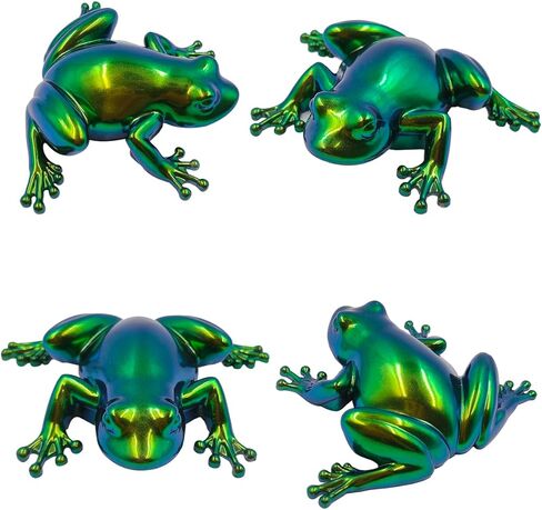 قطعتان من قوالب راتنج الضفدع ثلاثية الأبعاد، قالب راتنج السيليكون على شكل حيوان AIFUDA، قوالب سيليكون على شكل ضفدع نابض بالحياة للحرف اليدوية اليدوية في عيد الميلاد والهالوين وعيد الفصح وديكور خزائن سطح المكتب المنزلية in Kuwait