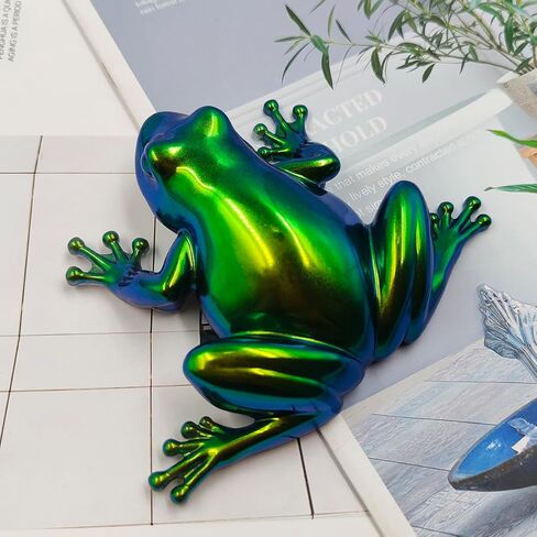 قطعتان من قوالب راتنج الضفدع ثلاثية الأبعاد، قالب راتنج السيليكون على شكل حيوان AIFUDA، قوالب سيليكون على شكل ضفدع نابض بالحياة للحرف اليدوية اليدوية في عيد الميلاد والهالوين وعيد الفصح وديكور خزائن سطح المكتب المنزلية in Kuwait