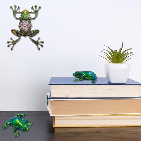 قطعتان من قوالب راتنج الضفدع ثلاثية الأبعاد، قالب راتنج السيليكون على شكل حيوان AIFUDA، قوالب سيليكون على شكل ضفدع نابض بالحياة للحرف اليدوية اليدوية في عيد الميلاد والهالوين وعيد الفصح وديكور خزائن سطح المكتب المنزلية in Kuwait