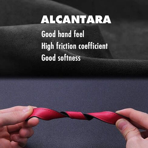 KE-KE 3-Color Flag Stripe Alcantara تطريز جلدي بندقية - سلسلة مفاتيح سوداء لجميع السيارات in Saudi Arabia