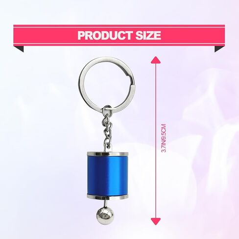 Gea Box Keychain 6 Speed Manual Transmission Shift Lever Keyring Mini Car Gear Shift Stick Knob Keyring Manual Transmission Gearbox Key Chain Creative Car Key Fob Keychain Accessories(Colorful) in Saudi Arabia