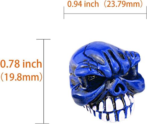 Arenbel Skull Valve Stem Cap 4 Pack Stem Covers for Cars SUVs Bike Bicycle Trucks Motorcycles, Attractive Car Accessories Red in Saudi Arabia