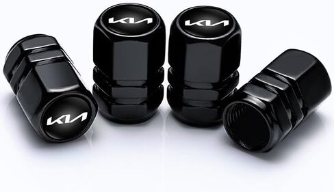 أغطية جذعية صمام الإطارات غطاء هوائي لسيارة KIA NIRO Rio Sportage Sorento Soul Stinger Seltos Cadenza K900 Forte Stem Cap أغطية جذعية عالمية للسيارات وسيارات الدفع الرباعي والشاحنات وإكسسوارات السيارات 4 قطع in Kuwait