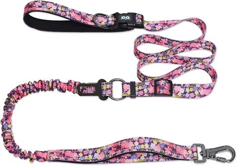 Hands Free Dog Leash, Adjustable Heavy Duty Waist Belt for Small Medium Large Dogs Walking Running with Reflective(Red) in Saudi Arabia