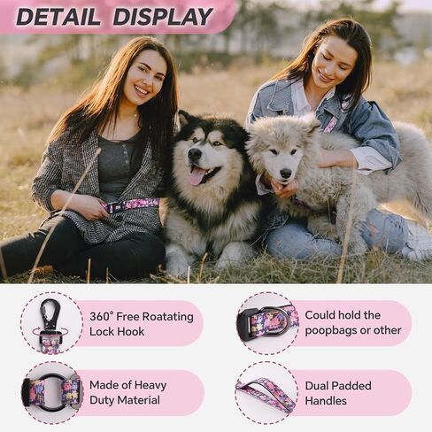 Hands Free Dog Leash, Adjustable Heavy Duty Waist Belt for Small Medium Large Dogs Walking Running with Reflective(Red) in Saudi Arabia