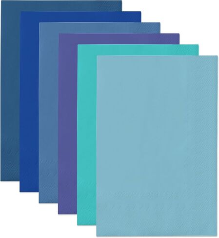 qiqee 24 Colors Paper Napkins Guest Paper Disposable Towels Napkin Paper Hand Towels for Wedding, Dinner, Birthday Party, Dessert Cocktail ＆ Kitchen Napkins(120 Count,13 * 16inch） in Saudi Arabia
