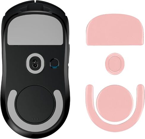 استبدال قدم الماوس kwmobile متوافق مع ملصق التزلج على الجليد Logitech G PRO X Superlight 2 - وردي داكن in Saudi Arabia