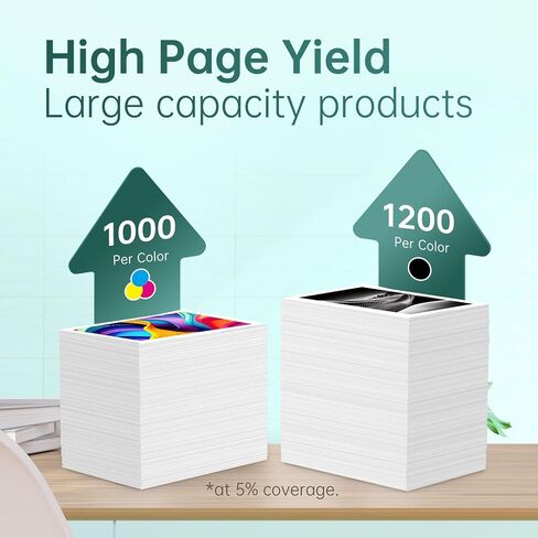 استبدال خرطوشة الحبر المعاد تصنيعها من LEMERO لحبر HP 910XL 910 لحبر Officejet Pro 8025e 8020 8028e 8035 خراطيش الحبر لحزمة خراطيش الحبر 910XL (4 عبوات BKCMY) in Kuwait