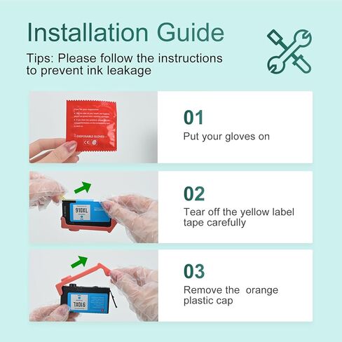 استبدال خرطوشة الحبر المعاد تصنيعها من LEMERO لحبر HP 910XL 910 لحبر Officejet Pro 8025e 8020 8028e 8035 خراطيش الحبر لحزمة خراطيش الحبر 910XL (4 عبوات BKCMY) in Kuwait