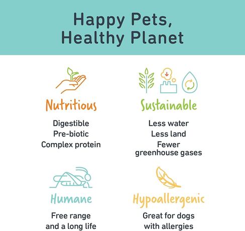 Jiminy's Original Cricket Cookie Dog Treat, Hypoallergenic, 5oz, Peanut Butter & Blueberry (Pack of 1) in Kuwait