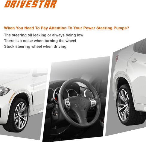 DRIVESTAR 20-1401 Power Steering Pump for Ford 2007-2010 Edge 3.5L V6/ 2010-2012 Fusion 3.5L V6, for Lincoln 2007-2010 MKX 3.5L V6/ 2007-2012 MKZ 3.5L V6,New 3.5L, without reservoir in Saudi Arabia