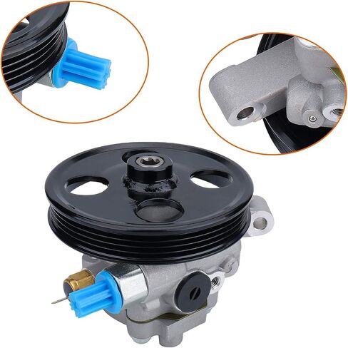 DRIVESTAR 20-1401 Power Steering Pump for Ford 2007-2010 Edge 3.5L V6/ 2010-2012 Fusion 3.5L V6, for Lincoln 2007-2010 MKX 3.5L V6/ 2007-2012 MKZ 3.5L V6,New 3.5L, without reservoir in Saudi Arabia