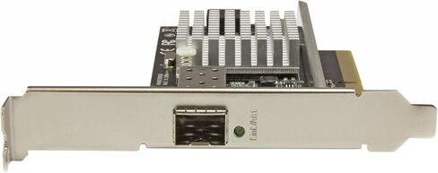 بطاقة شبكة StarTech.com 10G - 1x 10G Open SFP + موصل ألياف LC متعدد الأوضاع - شريحة Intel 82599 - بطاقة Gigabit Ethernet (PEX10000SRI)، أسود in Saudi Arabia