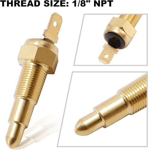 مفتاح مستشعر درجة حرارة مروحة تبريد المحرك العالمي NPT 1/8 بوصة (210 درجة عند إيقاف 195 درجة) in Saudi Arabia