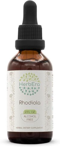 Rhodiola B60 Alcohol-Free Herbal Extract Tincture, Concentrated Liquid Drops Natural Rhodiola (Rhodiola Rosea) Dried Root (2 fl oz) in Kuwait