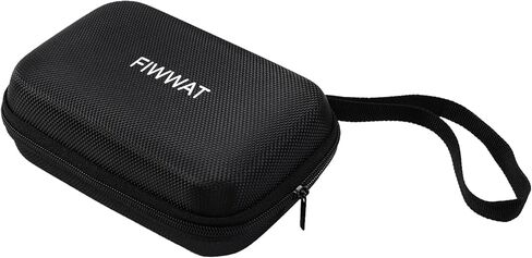 حقيبة حمل القرص الصلب: حقيبة سفر مقاومة للصدمات لمحرك الأقراص الصلبة الخارجي - حقيبة حمل عالمية محمولة لبنك الطاقة والهاتف الخلوي والكابل والسلك وسحاب تخزين منظم الملحقات الإلكترونية - أسود in Kuwait