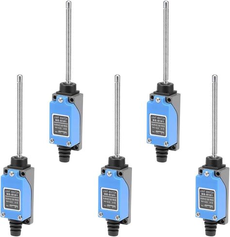 uxcell Flexible Coil Spring Rod Momentary Limit Switch ME-8167 1NC+1NO 5Pcs for CNC Mill 3D Printer Door Switch in Saudi Arabia
