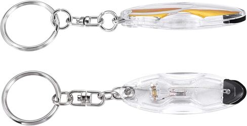 سلسلة مفاتيح لتفريغ الكهرباء الساكنة من uxcell، حلقة مفاتيح موصلة للتفريغ ESD من الراتنج الساكن، (4 ألوان، 8 قطع) in Kuwait