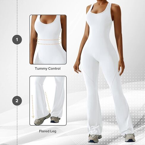 بذلة نسائية مضيئة من Litthing بدون ظهر للتمرين قطعة واحدة بدون أكمام للتحكم في البطن واليوجا رومبير مبطن من الخلف لصالة الألعاب الرياضية Unitard in Kuwait